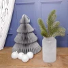 Artificial Christmas Pine with Silver Glitter 40cm - X22025 BAY4B