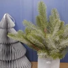 Artificial Christmas Pine with Silver Glitter 40cm - X22025 BAY4B