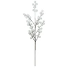 Artificial Snowberries Branch with Glitter Frosting 60cm - X21112 BAY4C