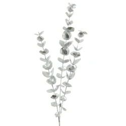 Chrome Eucalyptus Spray Silver 77cm - X25029 BAY 3B