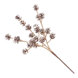 Mini Pine Cone Branch with Frosting - X21077 JJ3