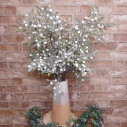 Glitter Mistletoe Spray 60cm - X23028