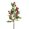 Artificial Holly Branch Variegated 62cm - X25030 BAY 3B