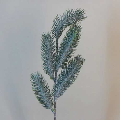 Artificial Christmas Pine with Silver Glitter 43cm - X21089 BAY4C