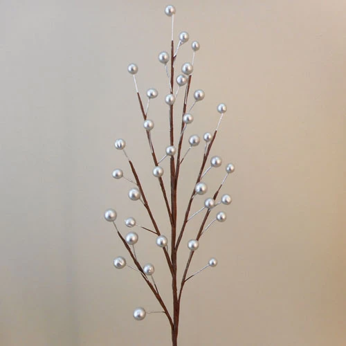 Winter Berry Stem Silver - 18X067 BAY2C