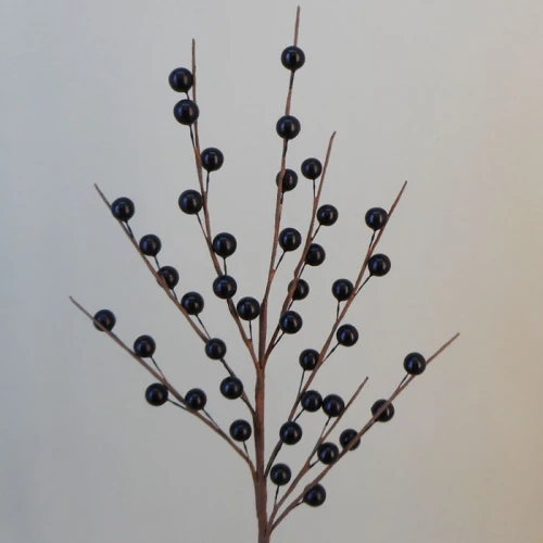 Winter Berry Stem Burgundy 49cm - X20060 BAY2C