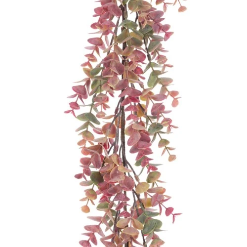 Artificial Eucalyptus Garland Pink Green 180cm - X23024 BAY4B