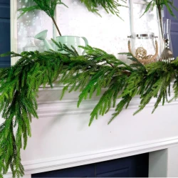 Real Touch Norfolk Pine Garland 158cm - X25032 BAY3A