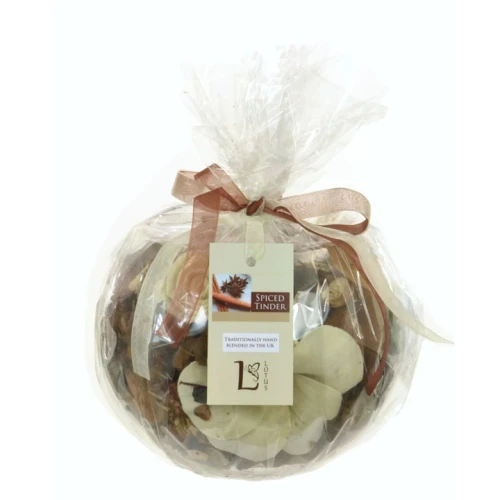 Spiced Tinder Pot Pourri filled Fish Bowl 20cm - X25028 PR