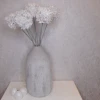 62cm White Glitter Allium  - X23004 BAY4B