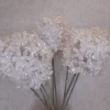 62cm White Glitter Allium  - X23004 BAY4B
