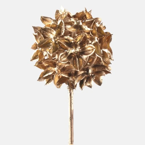 Metallic Allium Gold Glitter 65cm - X23052 BAY4B