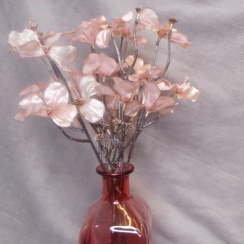 Pearl Dogwood Spray Pink 50cm - X23007 BAY4B