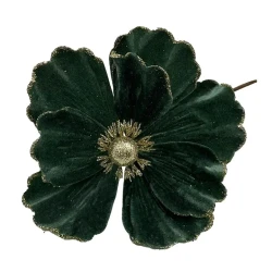 Velvet Magnolia on Short Stem Green - X25020