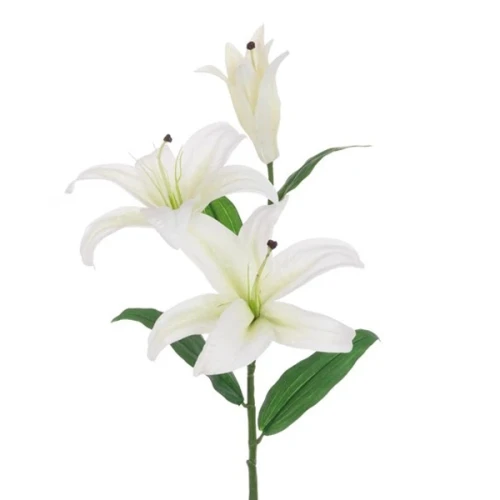 Eco Artificial Casablanca Lily White 88cm - L053 