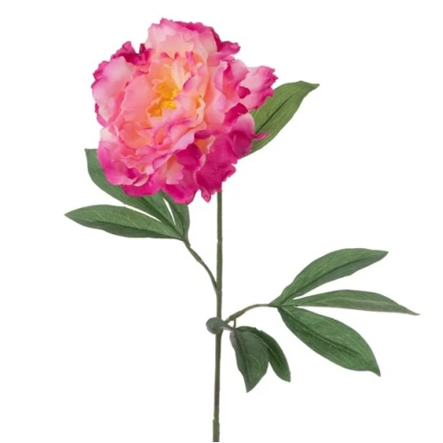 Eco Artificial Peony Pink 80cm - P154 KK3