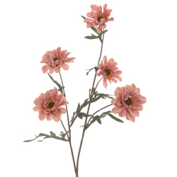 Eco Artificial Chrysanthemum Spray Pink 75cm - D065 LL4