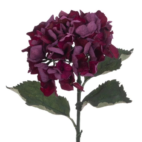 Eco Artificial Hydrangea Burgundy 60cm - H103 KK4