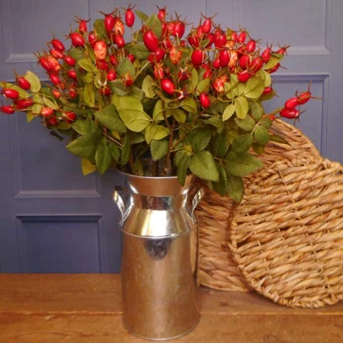 Artificial Rose Hips 55cm - R243 P3