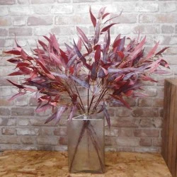 Artificial  Eucalyptus Nicoli Burgundy - EUC027 E4