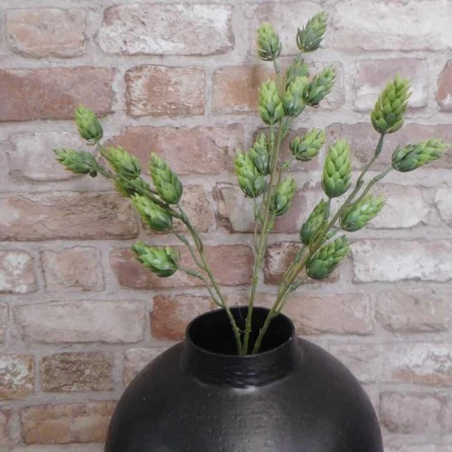 Artificial Harvest Hops Branch Green Plastic 62cm - H194 J3