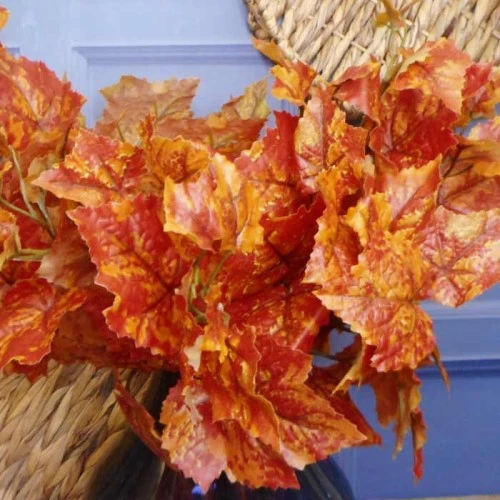 Artificial Grape Ivy Bush Red Orange - GRA003 KK4