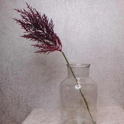 65cm Artificial Pampas Grass Burgundy Red - PAM008 L3