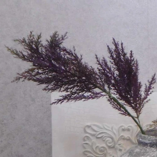 70cm Artificial Pampas Grass Aubergine Purple - PAM010 Q3