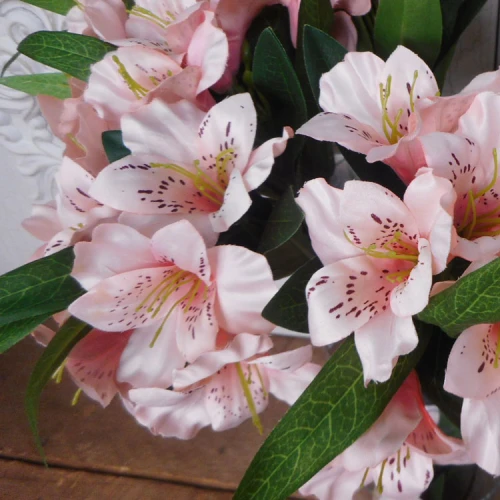 Artificial Alstroemeria Stem Blush Pink 48cm - A051 A4