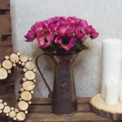 Artificial Anemones Pink 35cm - A018 JJ4