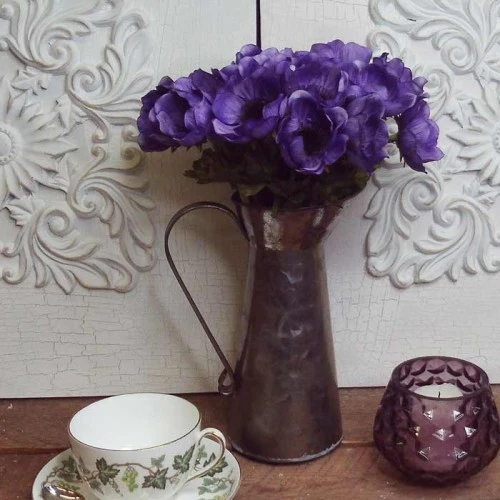 Artificial Anemones Purple 35cm - A021 JJ4