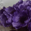 Artificial Anemones Purple 35cm - A021 JJ4