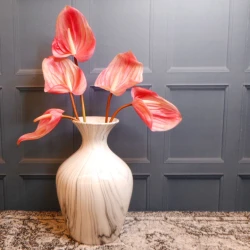 Real Touch Artificial Anthurium Pink 74cm - A130 HH3