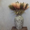 Artificial Pampas Olive Green 89cm | Faux Dried Flowers - A071 J1
