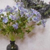 Artificial Astrantia Blue Purple Flowers 65cm - A107A A4