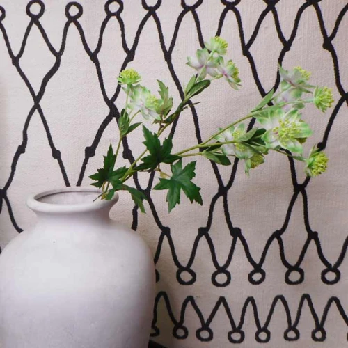 Artificial Astrantia Green Flowers 65cm - A106 A2