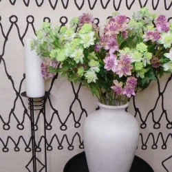 Artificial Astrantia Green Flowers 65cm - A106 A2