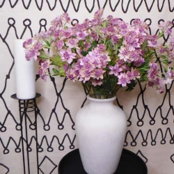 Artificial Astrantia Pink Purple Flowers 65cm - A104 A3