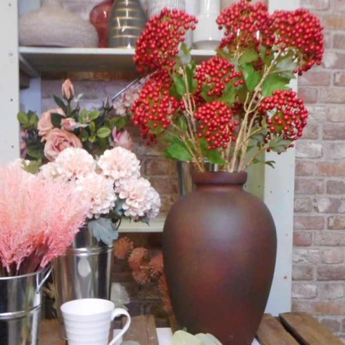 Artificial Redcurrants Stem - RED001 O4