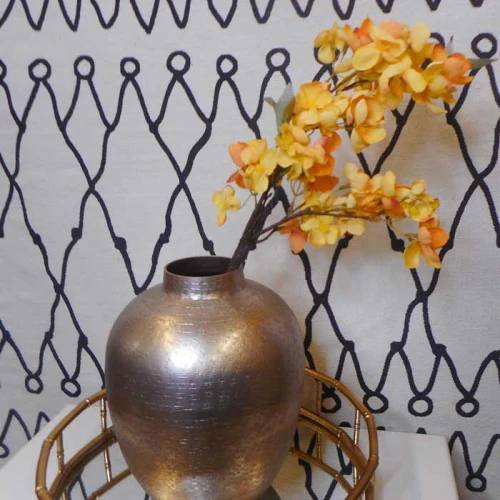 Artificial Cherry Blossom Branch Yellow Flowers 77cm - B059 A3