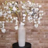 Weeping Cherry Blossom Branch White 123cm - B065 A1