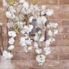 Weeping Cherry Blossom Branch White 123cm - B065 A1