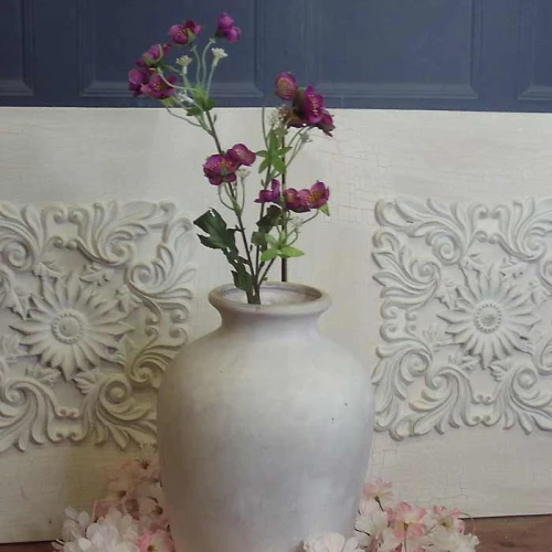 Artificial Buttercups Dark Pink 63cm - B080 B3