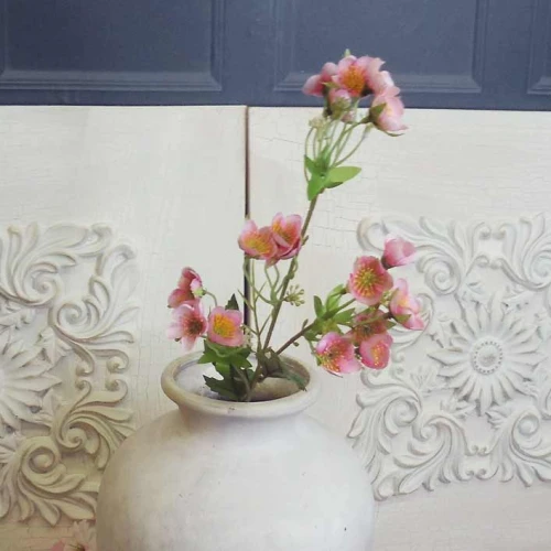 Artificial Buttercups Pale Pink 63cm - B083 BX15