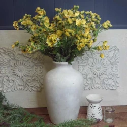 Artificial Buttercups Yellow 63cm - B081 B3