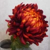 Artificial Bloom Chrysanthemum Dark Orange 73cm - C020 