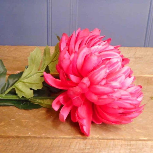 Artificial Bloom Chrysanthemum Cerise Pink 90cm - C179 