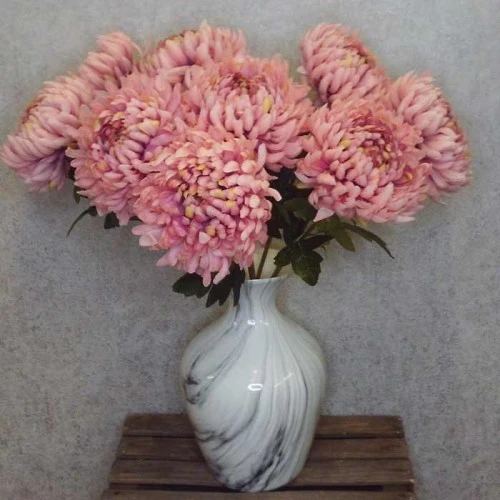 Artificial Bloom Chrysanthemum Pink 73cm - C034 B4