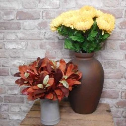 Artificial Chrysanthemums Yellow 57cm - C178 C4