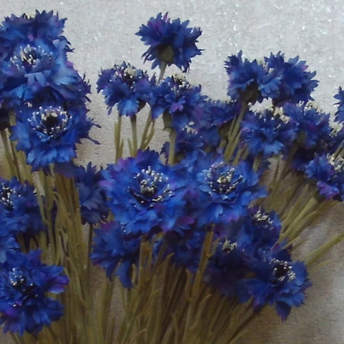 Artificial Meadow Cornflowers Blue 62cm - C147 